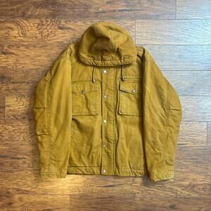 Smith's Workwear Sherpa Lined Cotton Duck Canvas Hoodie Jacket Size M